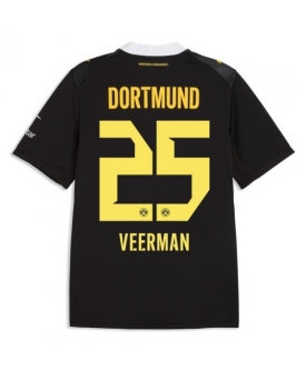 Borussia Dortmund Joey Veerman #25 Maglia Gara Trasferta Repliche 2026-27 Maniche Corte Borussia Dortmund Joey Veerman #25 Maglia Gara Trasferta Repliche 2026-27 Maniche Corte